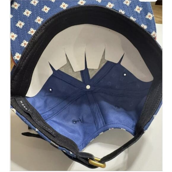 MARC BY MARC JACOBS Unisex Indigo Print Adjustable Leather Strap NWT - Picture 5 of 7